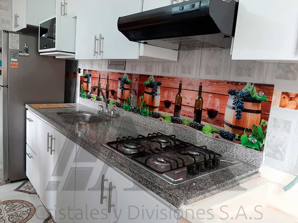 Salpicaderos para cocinas en vidrio templado 10